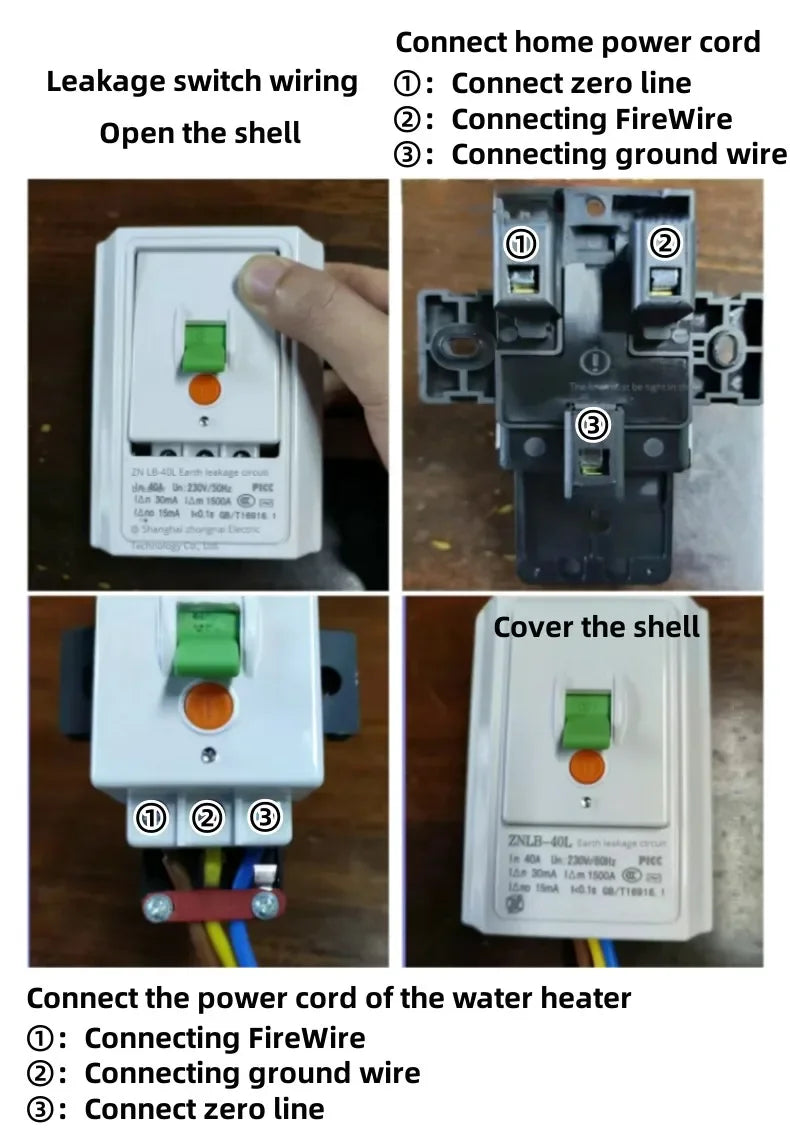 Aquecedor de água elétrico inteligente Aquecedor de água sem tanque Máquina de banho quente rápido doméstico Apartamento hotel banheiro chuveiro quente Display led inglês Regulação de potência de três engrenagens
