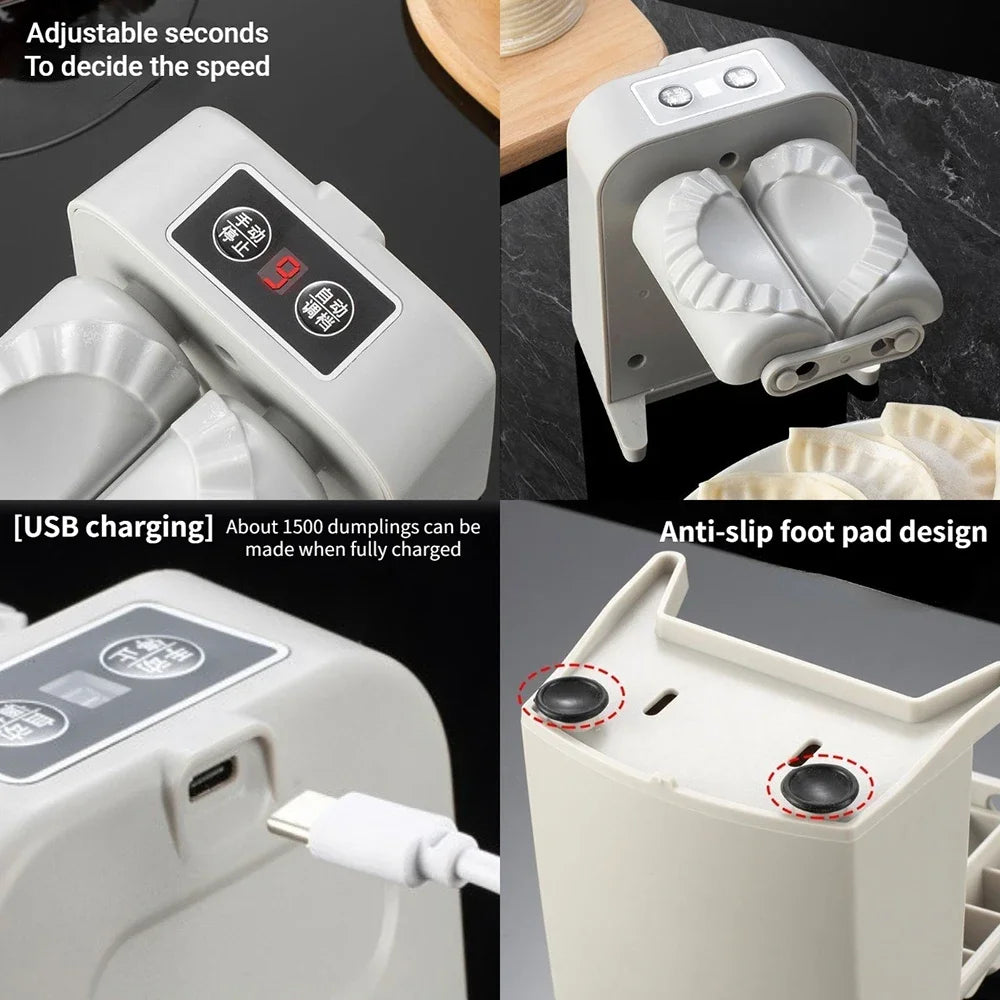 Máquina Automática Fabricante De Bolinho Elétrico, Molde De Bolinho, Pressionando A Pele, Empanadas, Ravioli, Acessórios De Cozinha