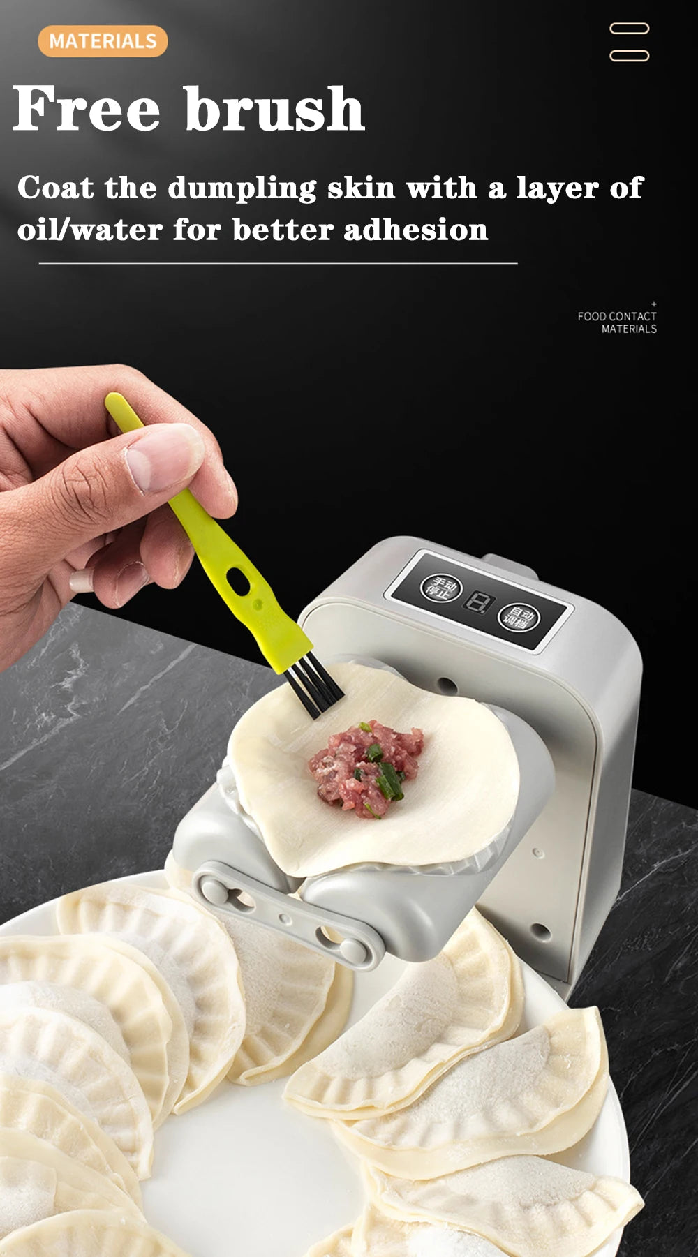 Máquina Automática Fabricante De Bolinho Elétrico, Molde De Bolinho, Pressionando A Pele, Empanadas, Ravioli, Acessórios De Cozinha