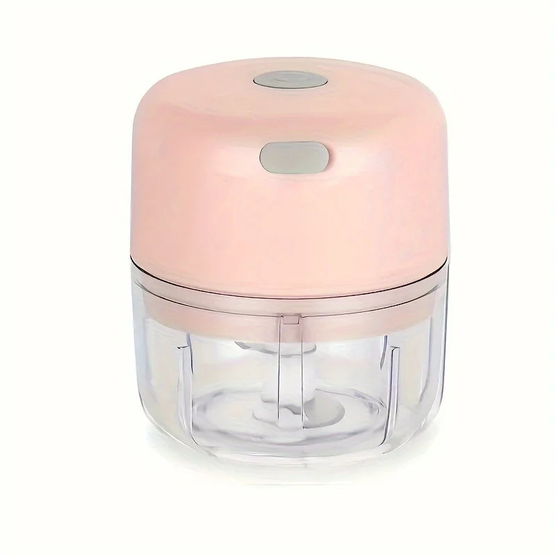 Processador de alimentos USB elétrico portátil, Alho Masher, Triturador Chopper, Gadgets de cozinha, 100 ml, 250ml