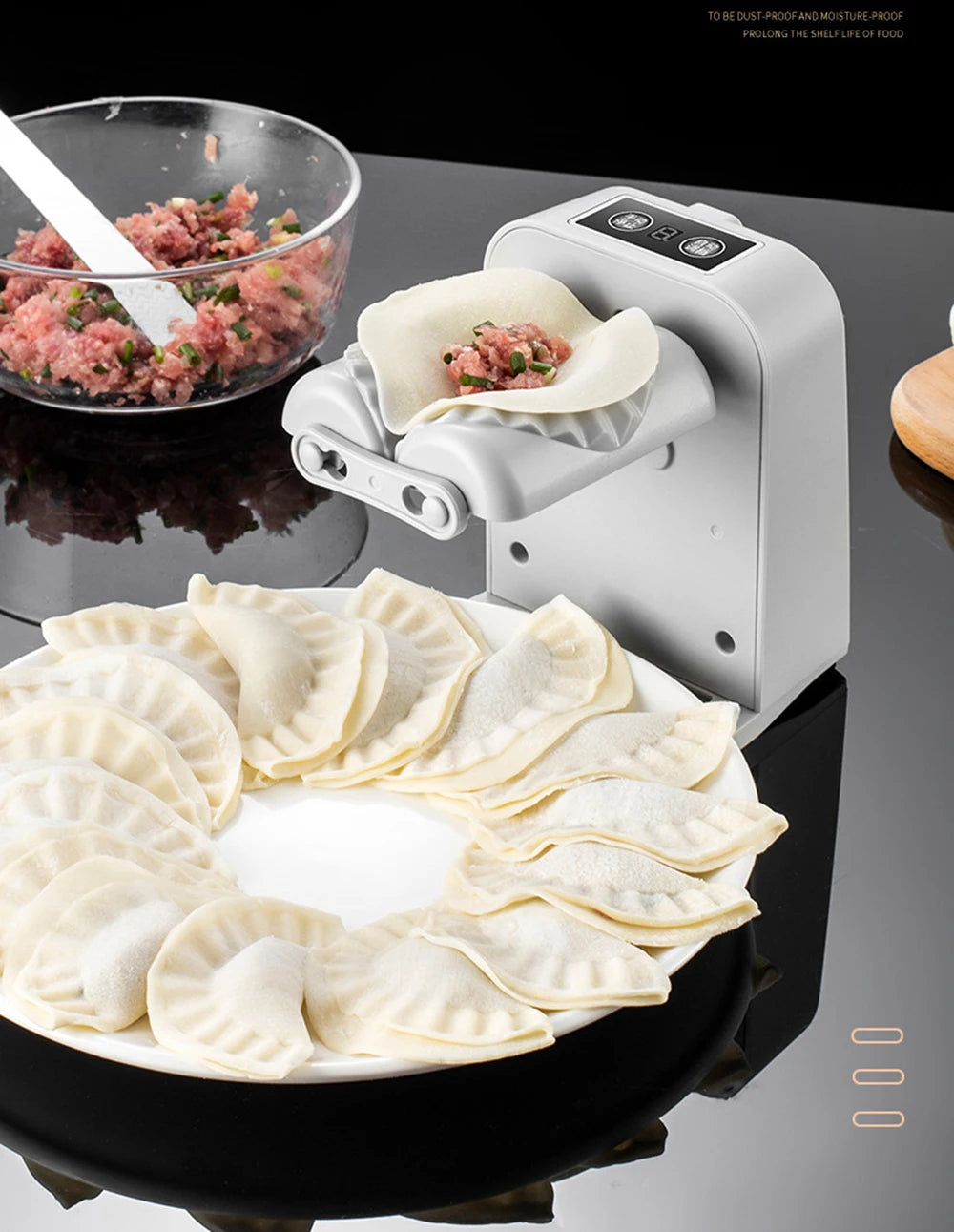 Máquina Automática Fabricante De Bolinho Elétrico, Molde De Bolinho, Pressionando A Pele, Empanadas, Ravioli, Acessórios De Cozinha