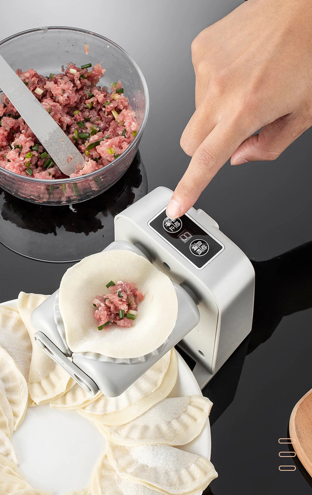 Máquina Automática Fabricante De Bolinho Elétrico, Molde De Bolinho, Pressionando A Pele, Empanadas, Ravioli, Acessórios De Cozinha